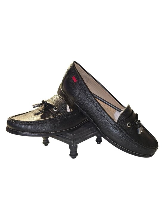 Marc Joseph New York Shoes - Marc Joseph New York Jackson St. Black Pebble Leather Loafers, Silver, NWOB